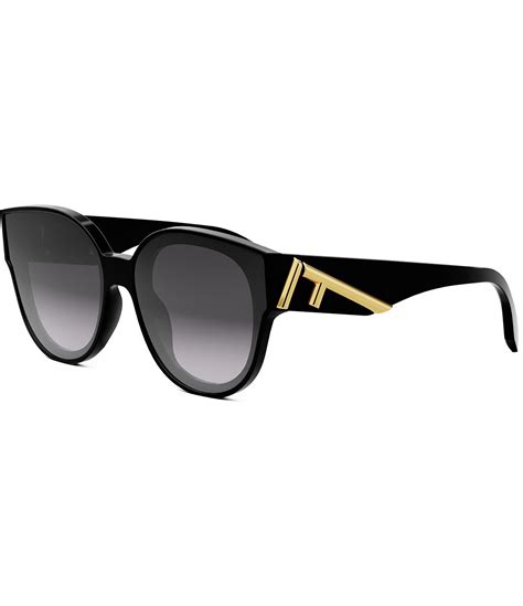 63mm round sunglasses fendi|FENDI Women's FENDI First 63mm Round Sunglasses .